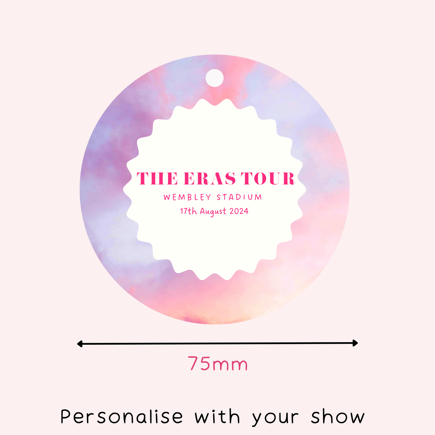 Personalised Eras Tour Christmas Decoration