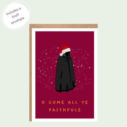 Traitors Inspired O Come All Ye Faithfuls Christmas Card