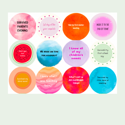 Funny ECT Teacher Stickers
