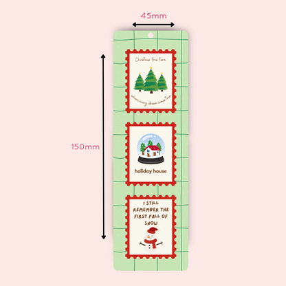Taylor Swift Inspired Christmas Bookmark