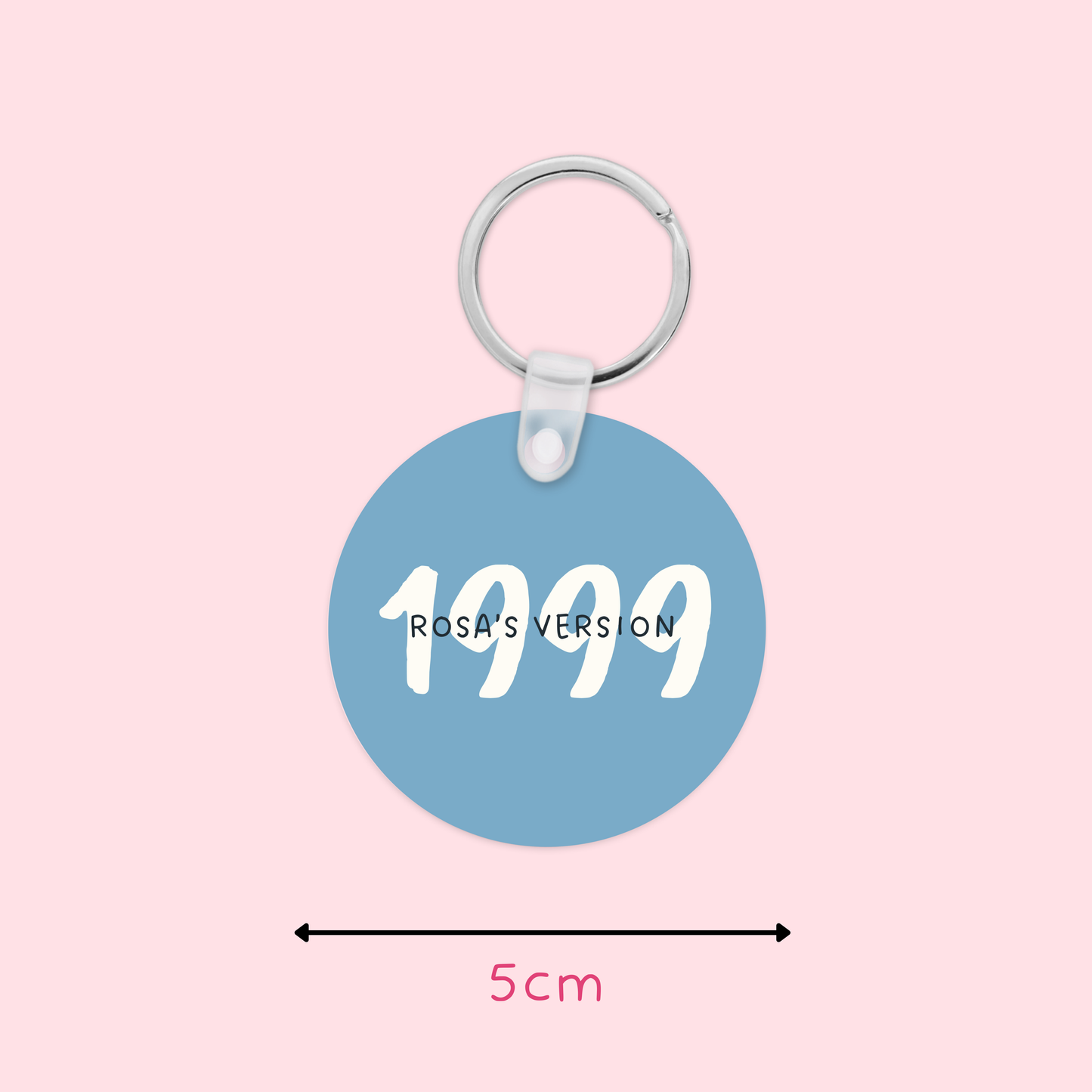 Personalised Taylor Swift 1989 Inspired Keyring