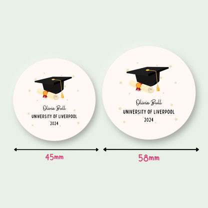 Personalised Graduation Badge