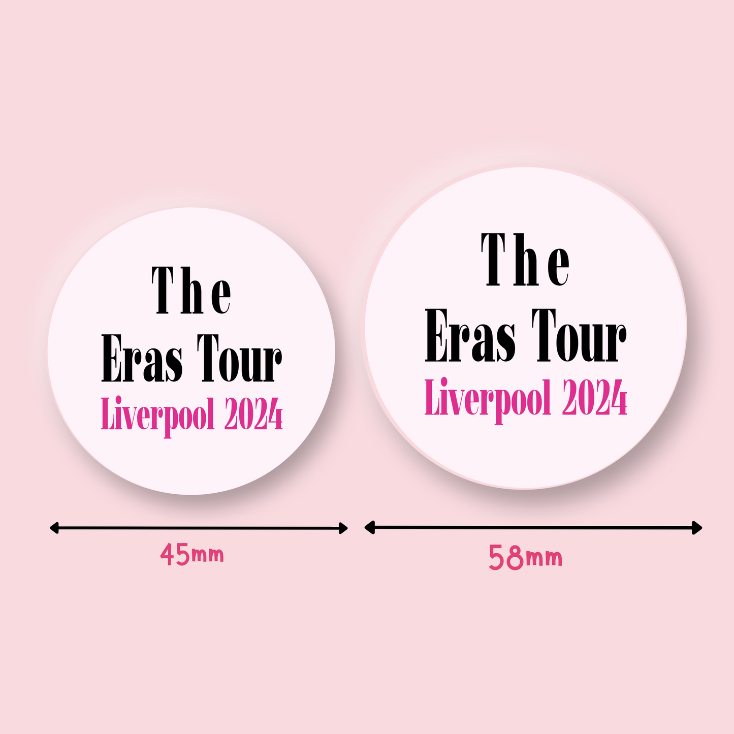 Eras Tour 2024 Badge (London, Edinburgh, Cardiff, Liverpool)