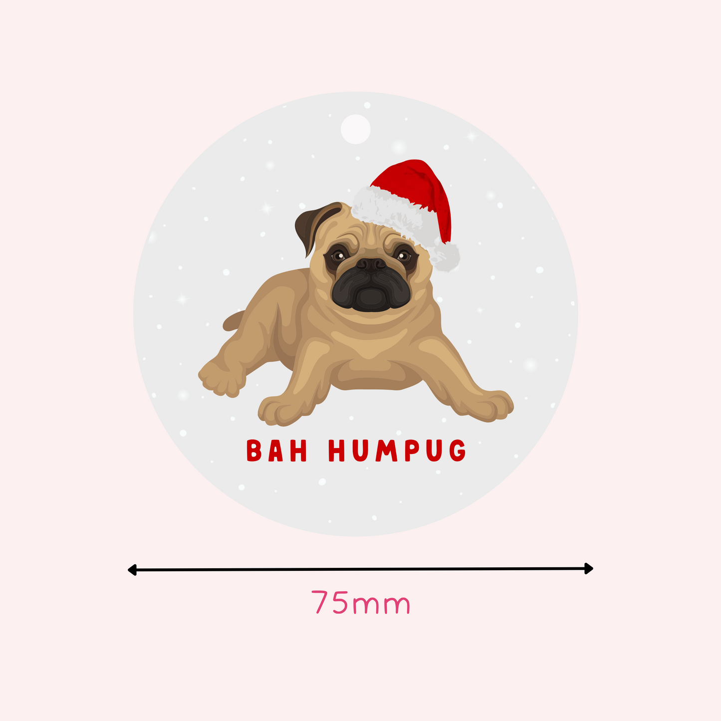 Bah HumPug Christmas Decoration