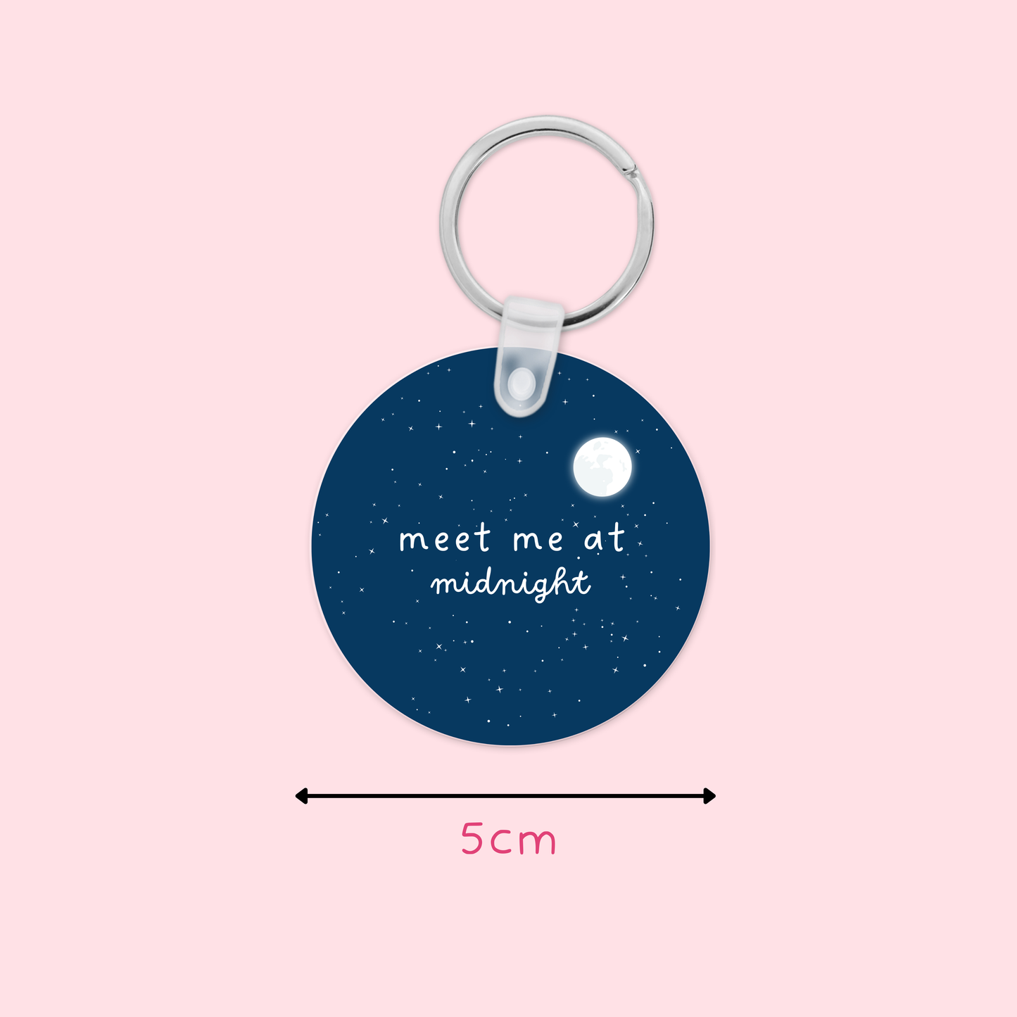 Taylor Swift Inspired Meet Me at Midnight Keyring