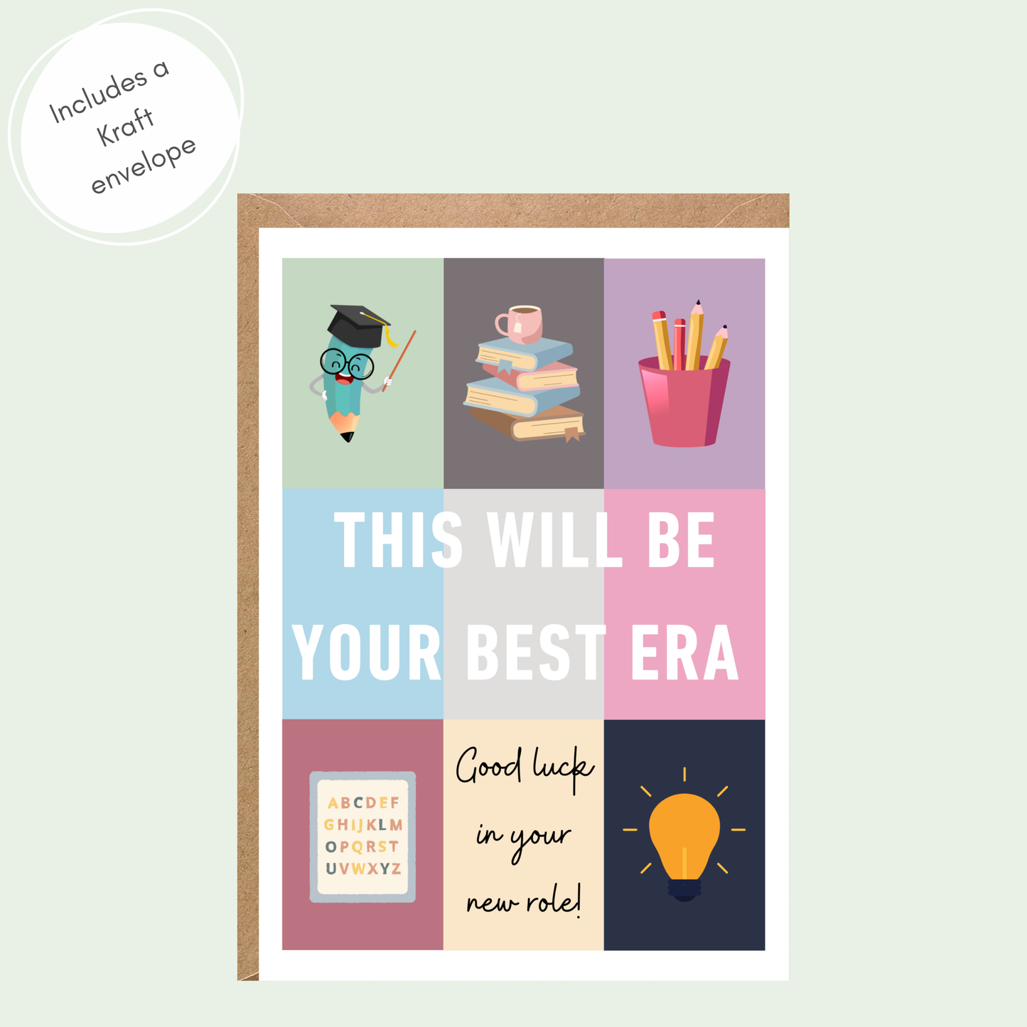 This Will Be Your Best Era Good Luck in Your New Role Teacher Card