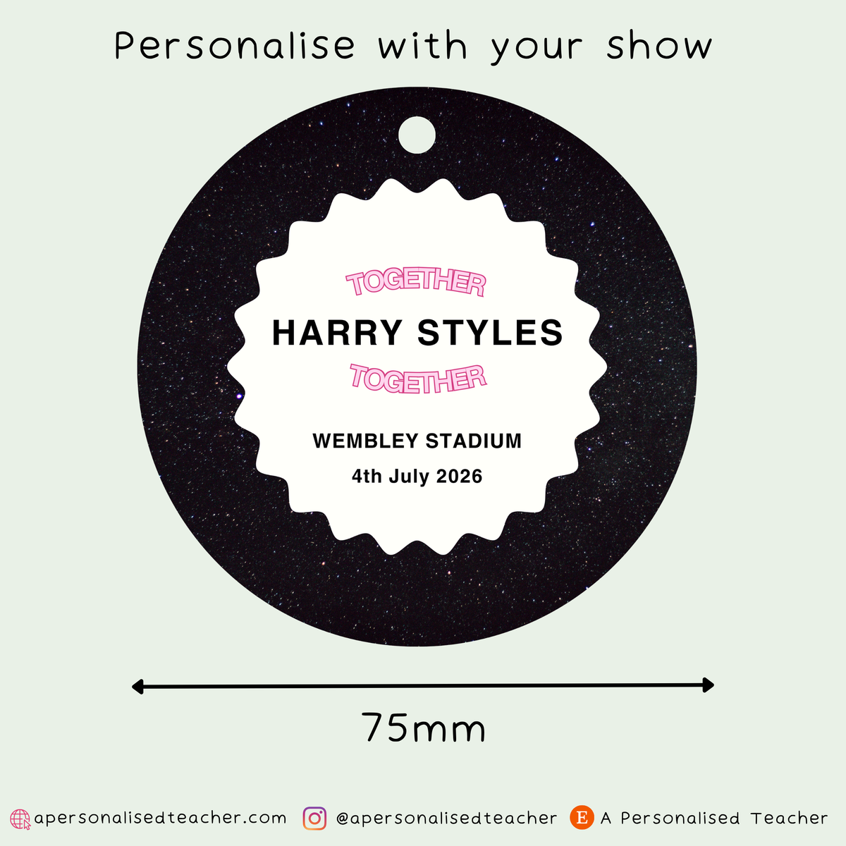 Harry Styles Together Together Tour Christmas Decoration