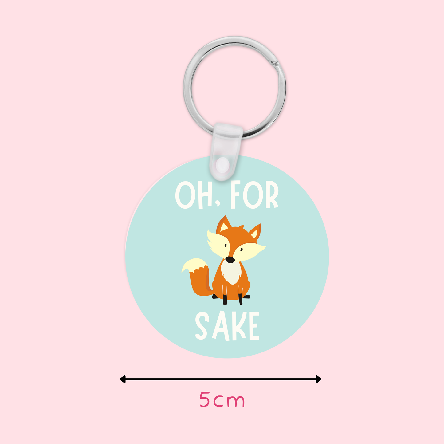 Oh For Fox Sake Keyring