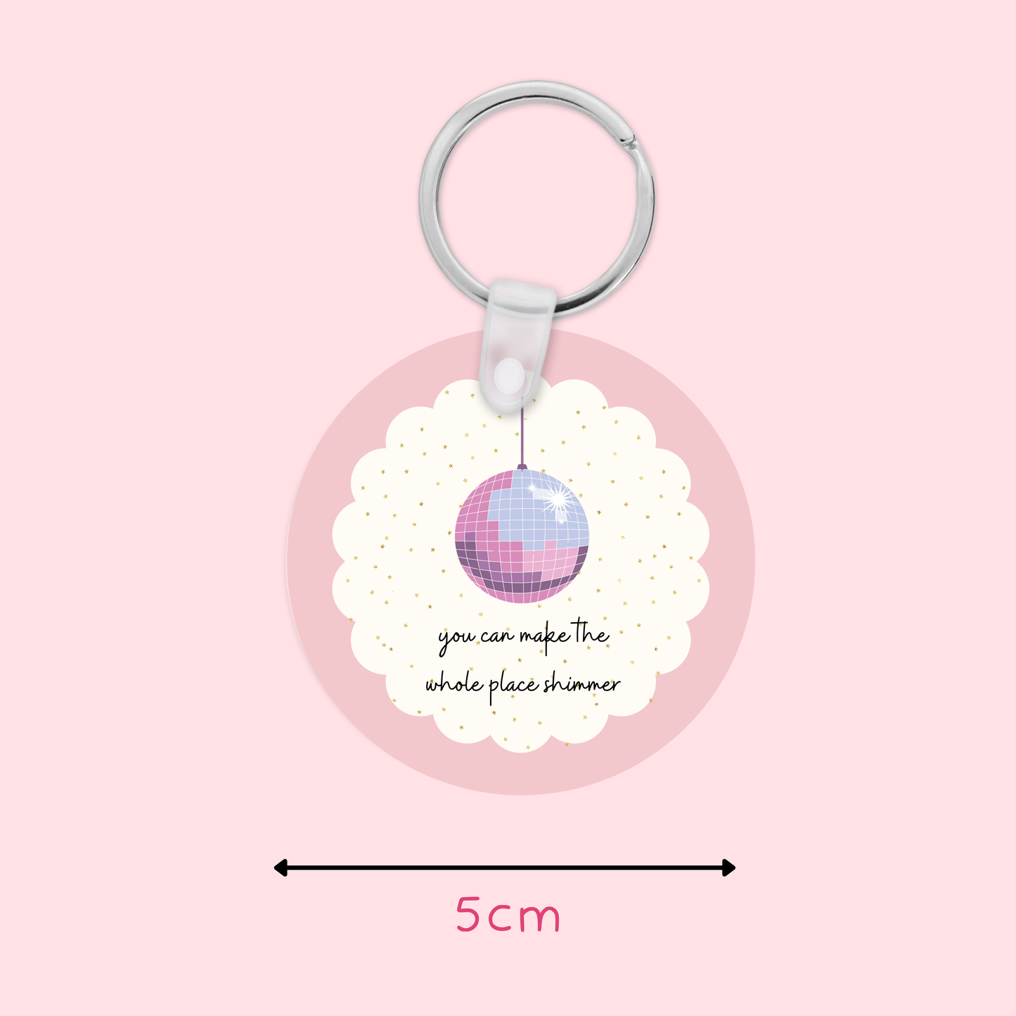 Taylor Swift Inspired Whole Place Shimmer Keyring