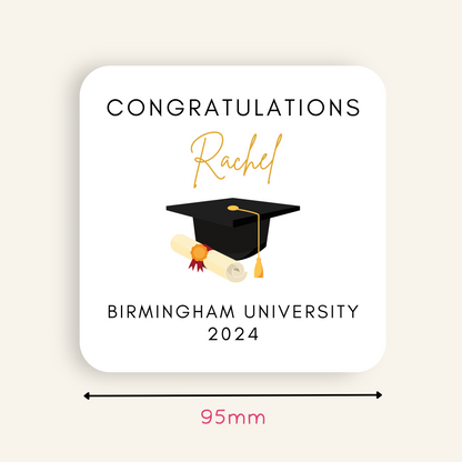 Personalised Graduation Coaster