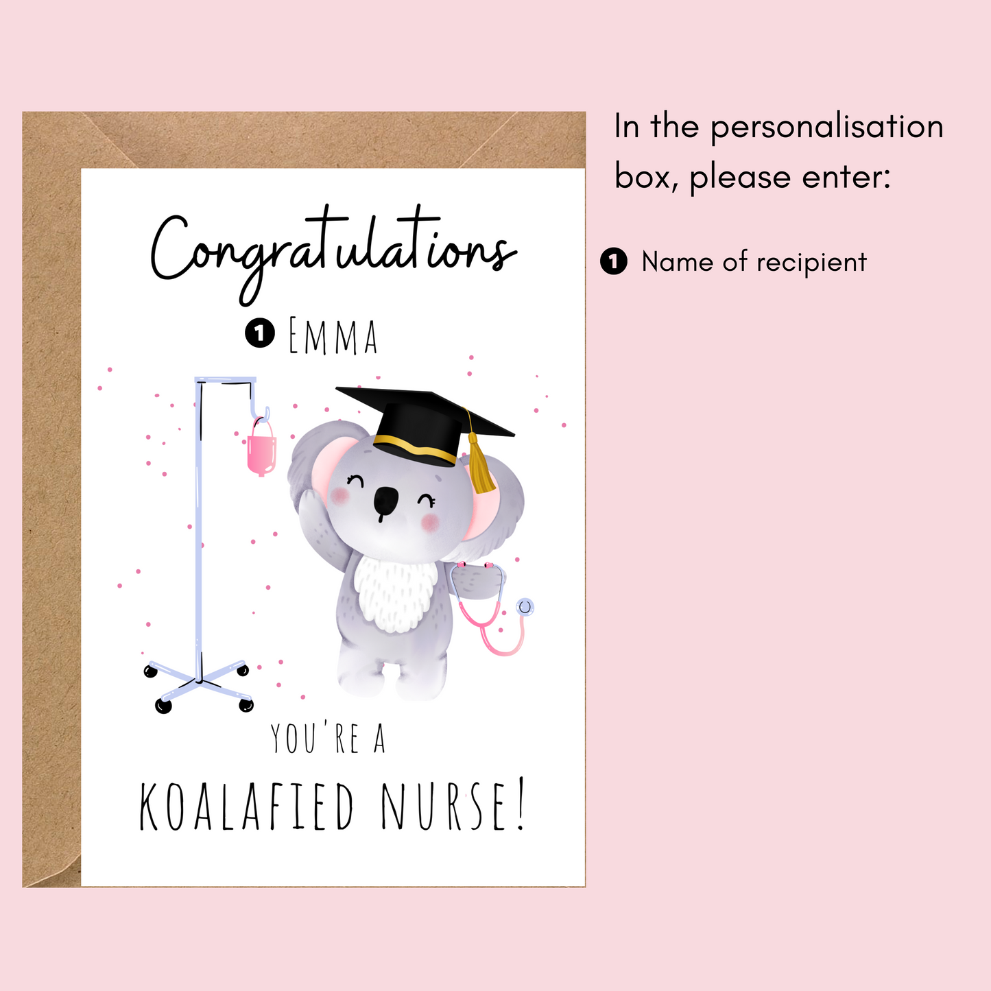 Congratulations Qualified Nurse Card