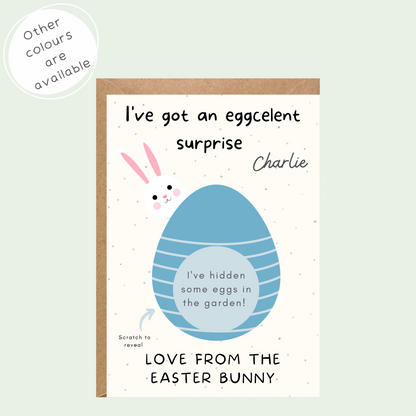 Personalised Scratch To Reveal Surprise Easter Gift Voucher