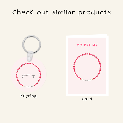 Taylor Swift Inspired You're My Lover Coaster
