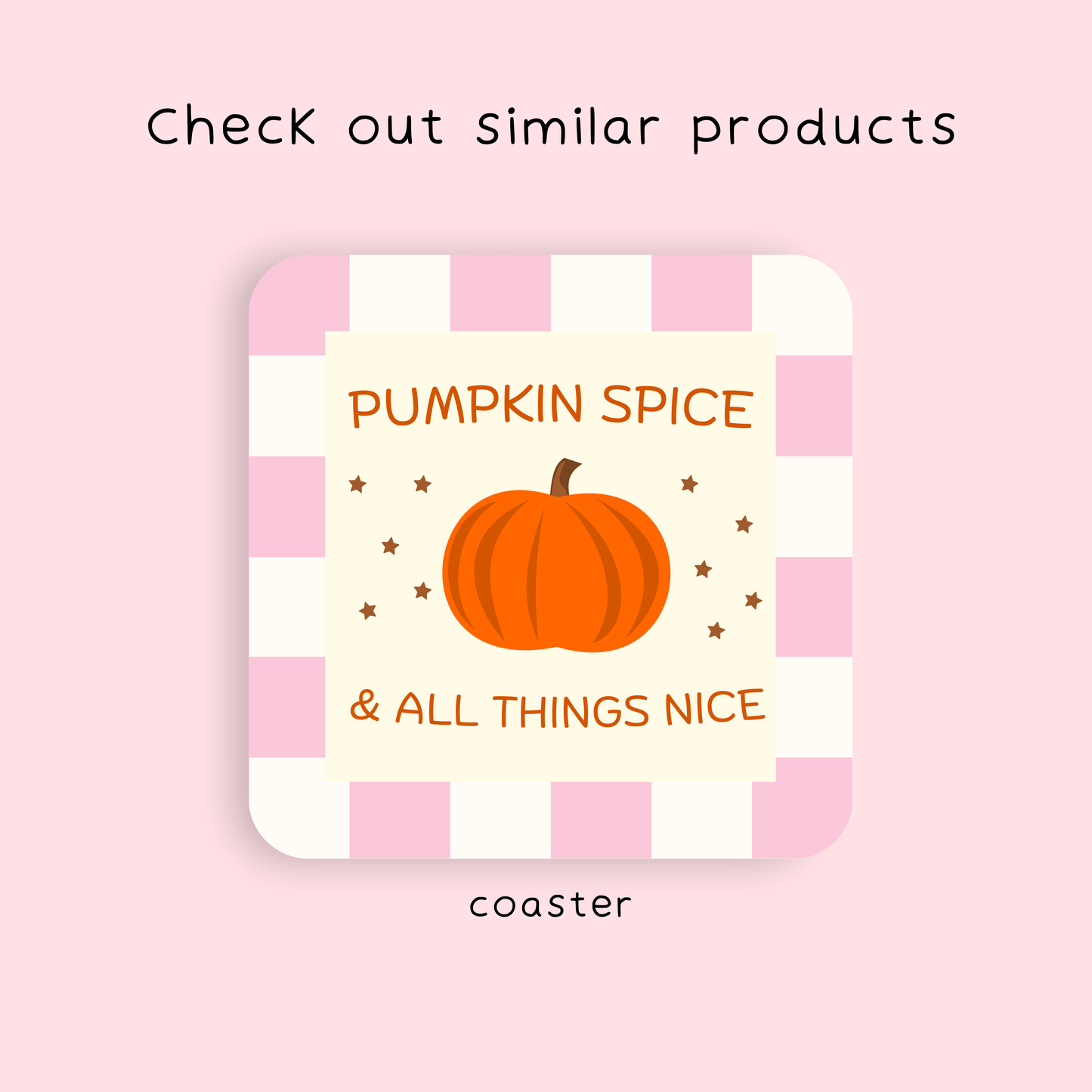 Pumpkin Spice & All Things Nice Keyring