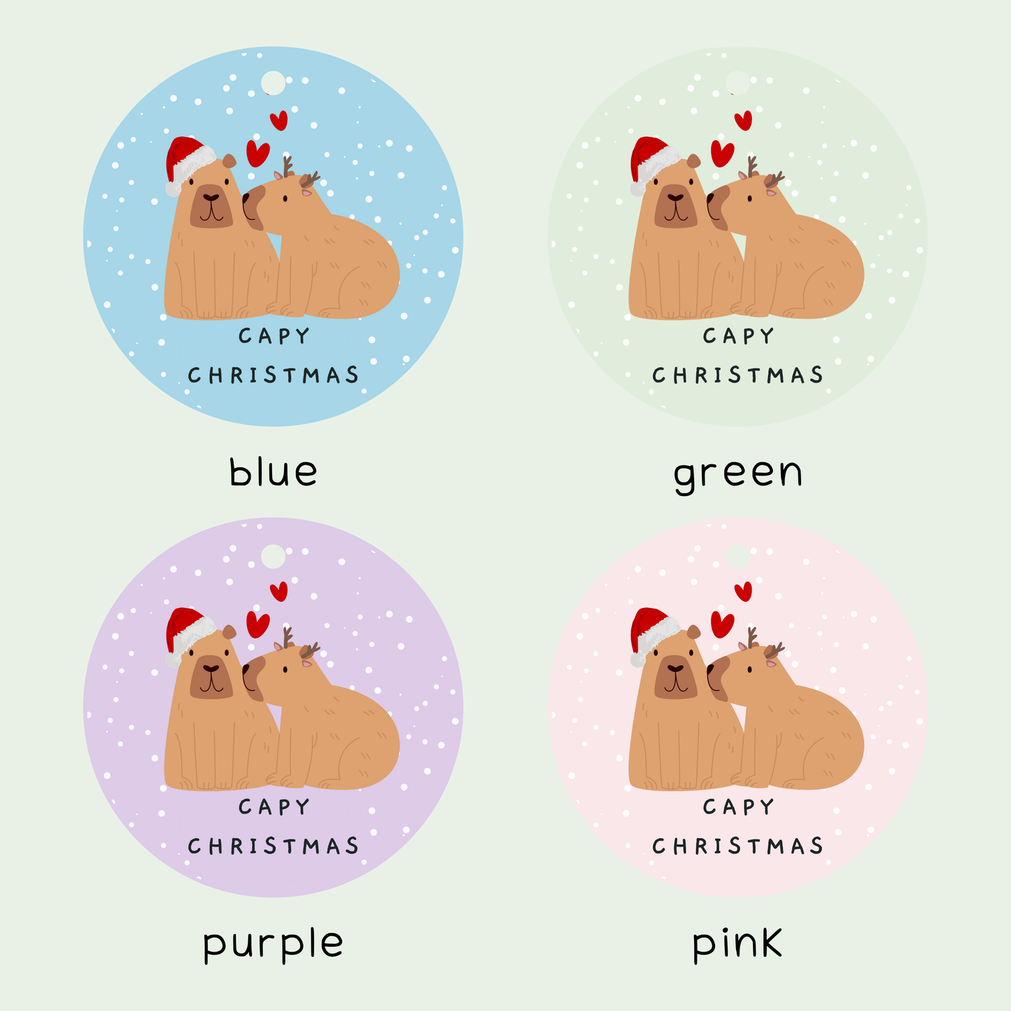 Capy Christmas Christmas Decoration