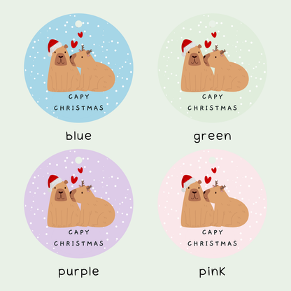 Capy Christmas Christmas Decoration