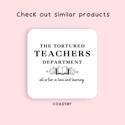 Tortured Teachers Department Keyring