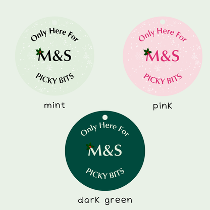 Only Here For M&S Picky Bits Christmas Decoration