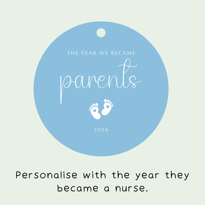 Personalised The Year We Became Parents Christmas Decoration