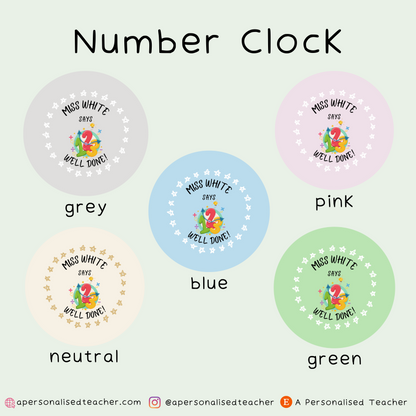 Personalised Maths Teacher Stickers