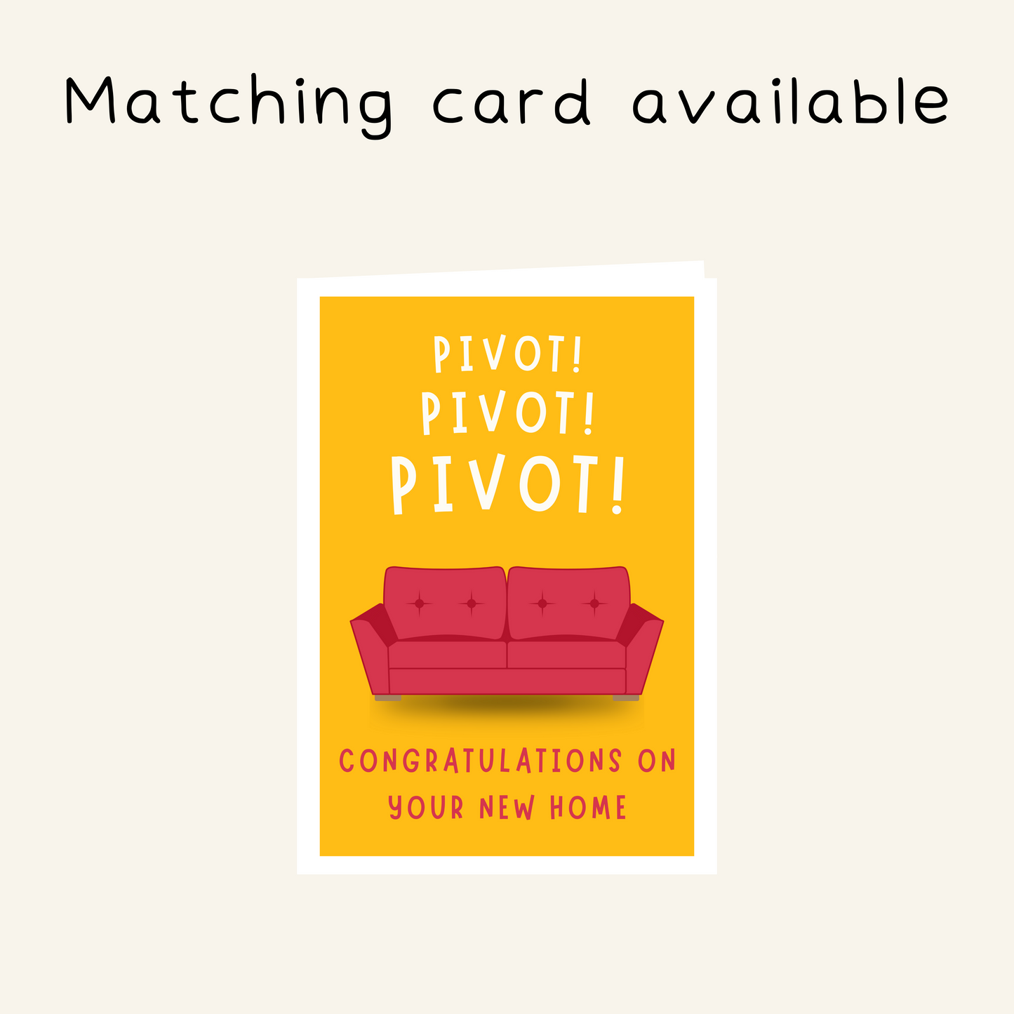 Friends Inspired Pivot Coaster