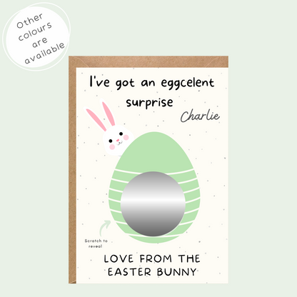 Personalised Scratch To Reveal Surprise Easter Gift Voucher