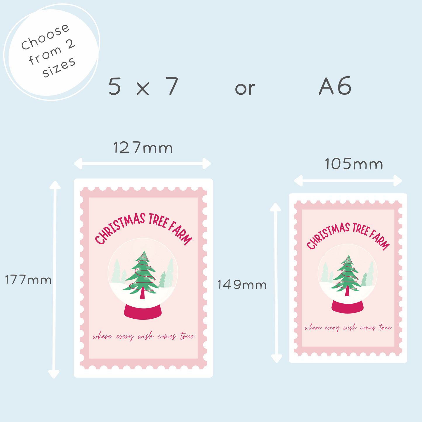 Christmas Tree Farm Card