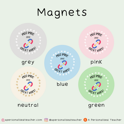 Personalised Physics Teacher Stickers