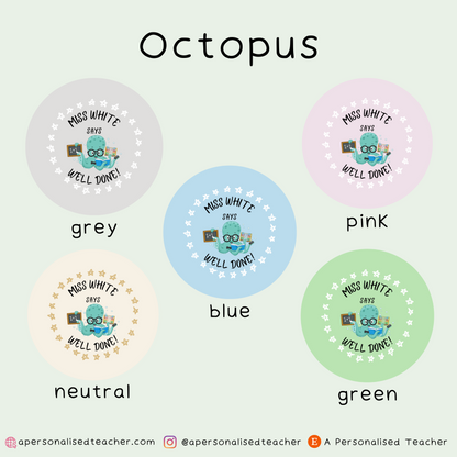 Personalised Maths Teacher Stickers