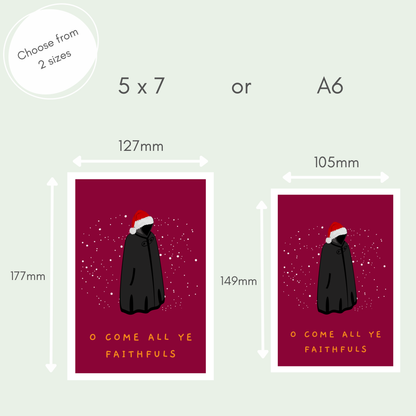 Traitors Inspired O Come All Ye Faithfuls Christmas Card