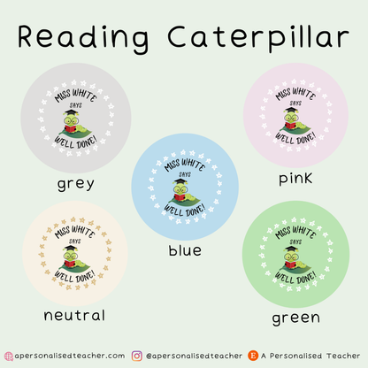 Personalised English Teacher Stickers