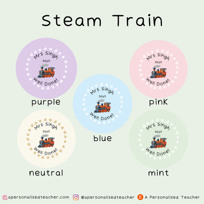 Personalised Vehicle Teacher Stickers
