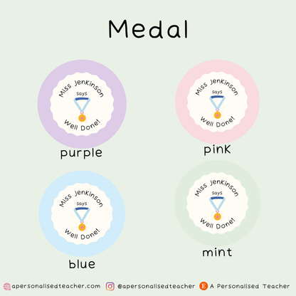 Personalised Teacher Stickers