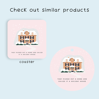 Taylor Swift Inspired Holiday House Christmas Card