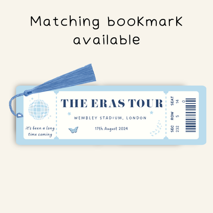 Personalised Eras Tour Ticket Coaster