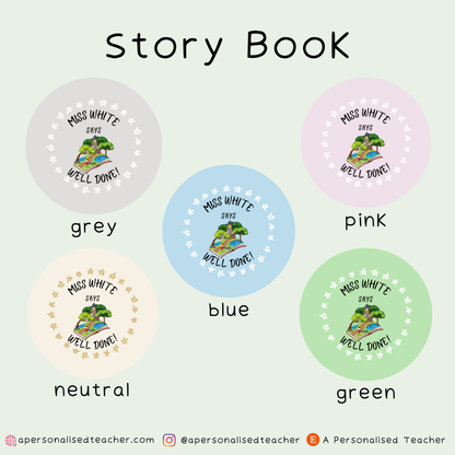 Personalised English Teacher Stickers