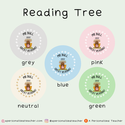 Personalised Reading Stickers