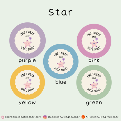 Personalised Teacher Stickers