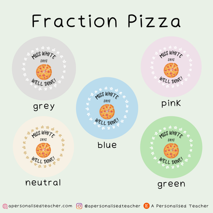 Personalised Maths Teacher Stickers