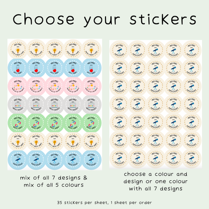Personalised Physics Teacher Stickers