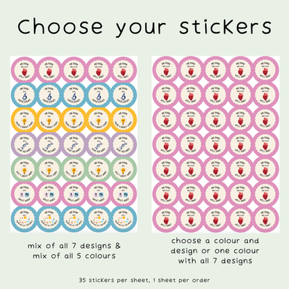 Personalised Science Teacher Stickers