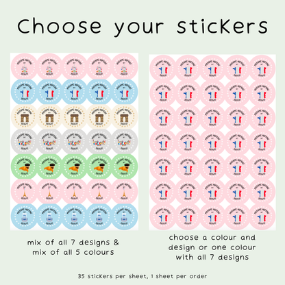 Personalised French Teacher Stickers