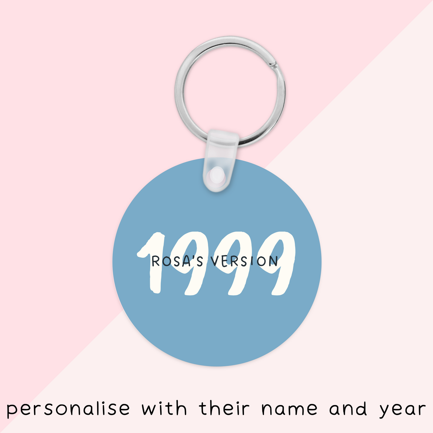 Personalised Taylor Swift 1989 Inspired Keyring