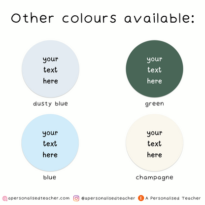 Personalised Custom Wording Stickers