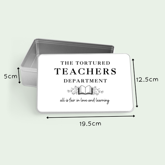 Funny Swiftie teacher gift tin inspired by Taylor Swift