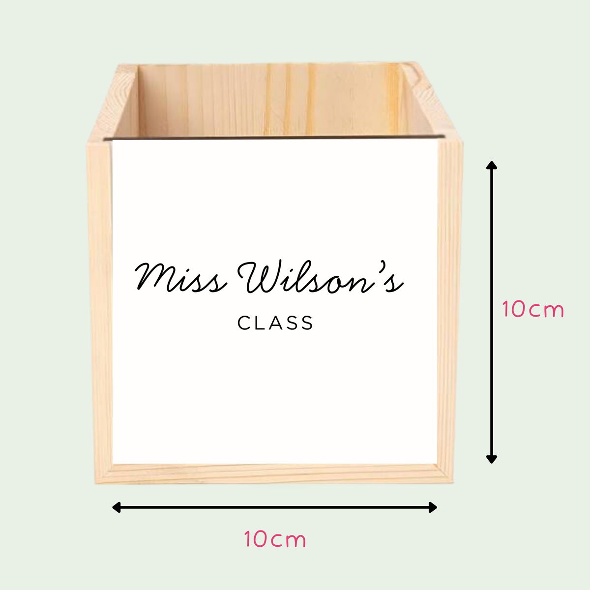 Personalised teacher pencil pot for pens and pencils