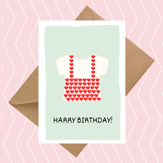 Harry Styles Birthday Card